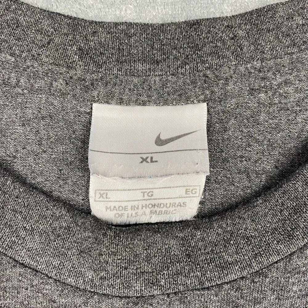 Vintage Nike Shirt Mens Size XL Grey Y2K Essential Mini Swoosh Gray‎ Tag Skater